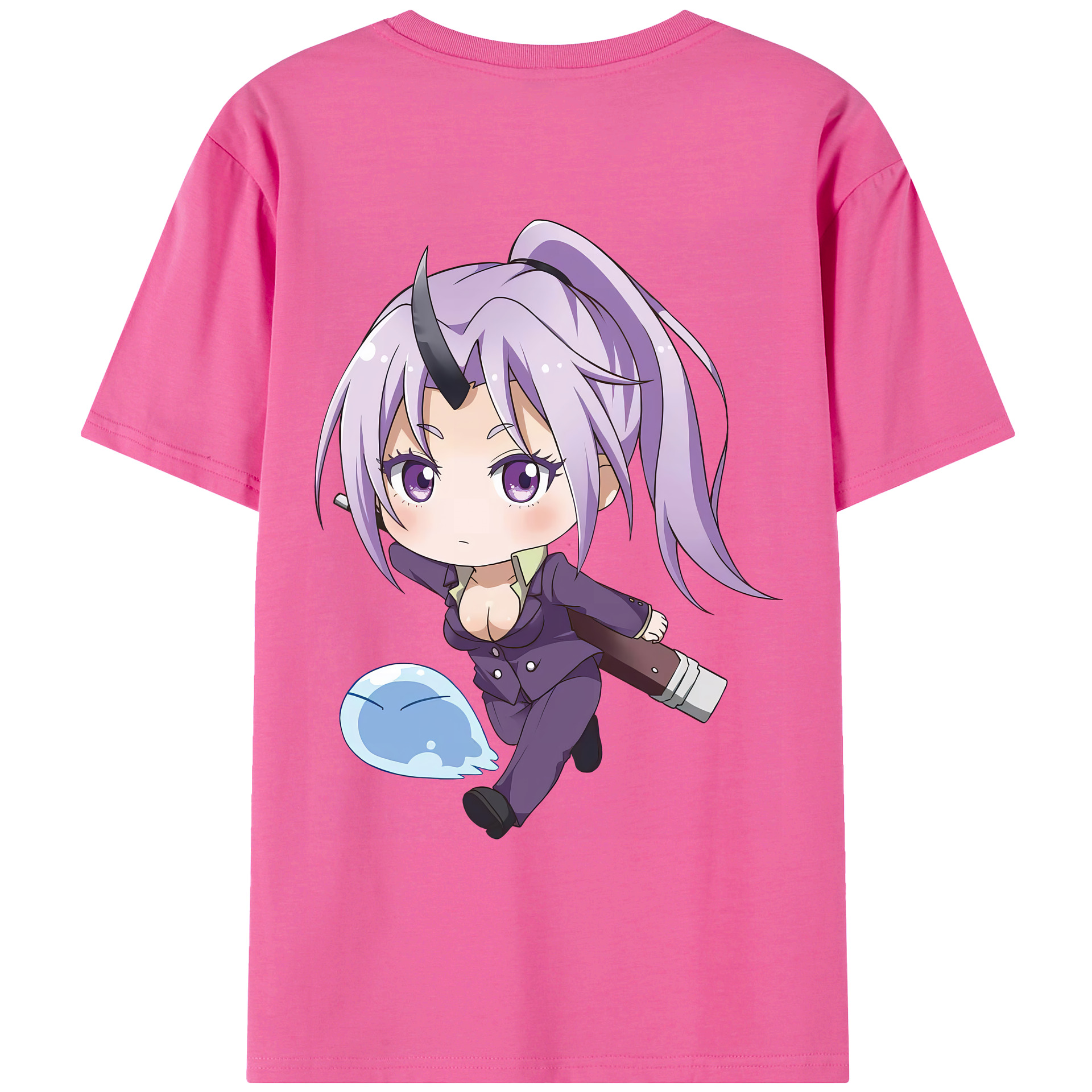 （画像用） 転スラ Regarding Reincarnated to Slime レディース半袖Tシャツ(バックプリント)
